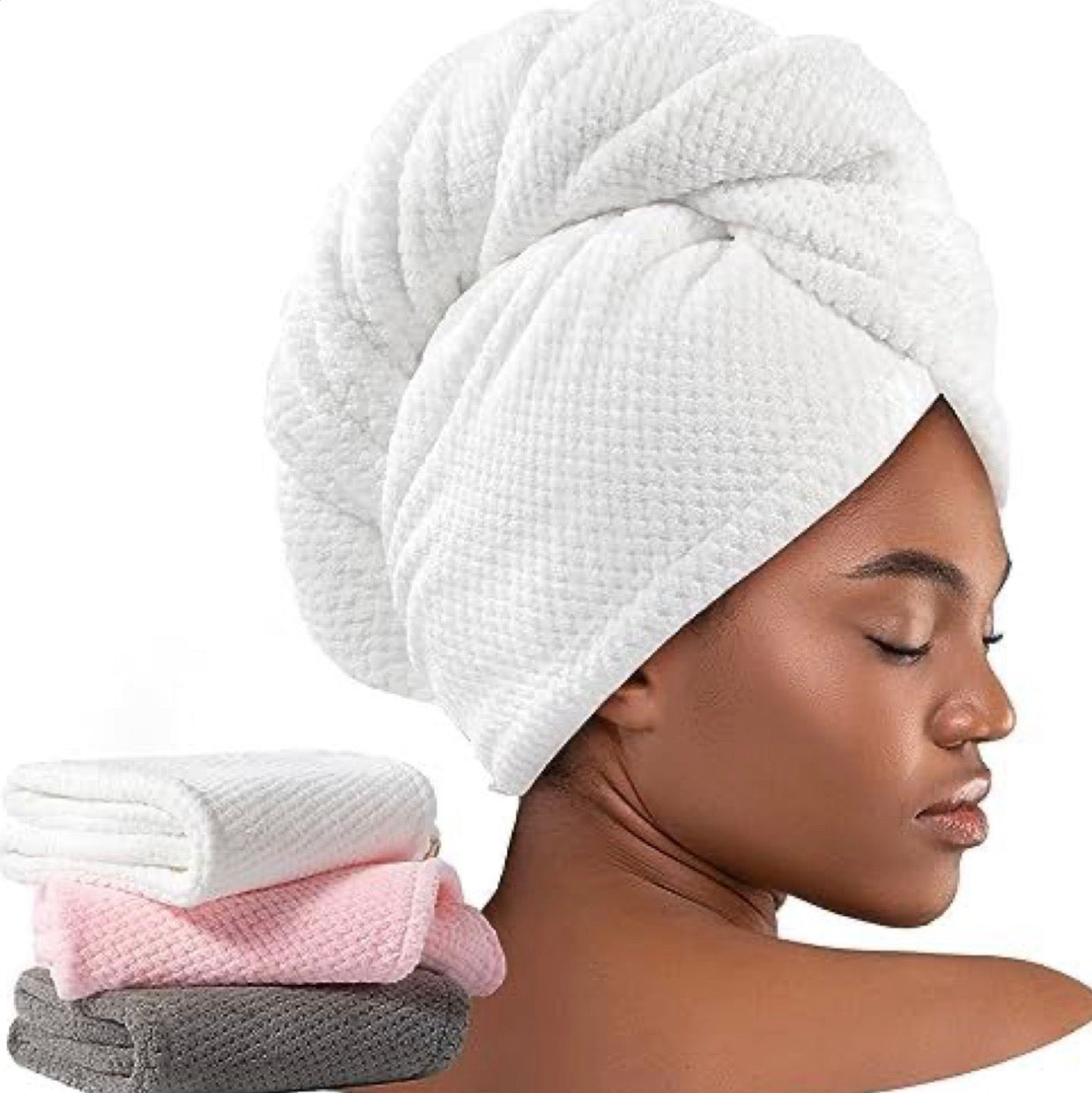 [Preventa] Toalla de cabello en microfibra