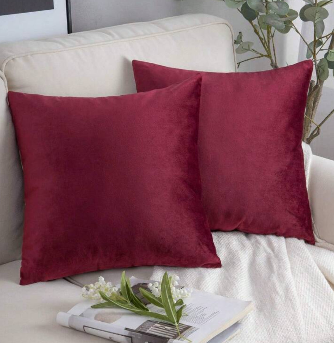 FUNDAS DE ALMOHADA EN TERCIOPELO